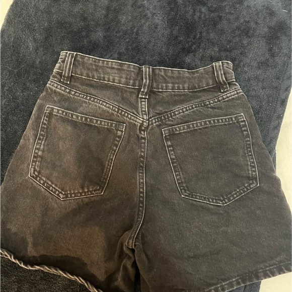 Zara Black Denim Shorts - Picture 3 of 3